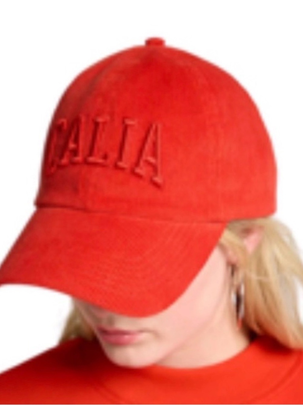 Calia By Carrie Underwood Womens Anniversary Corduroy Cap Hat Red NEW 1944
